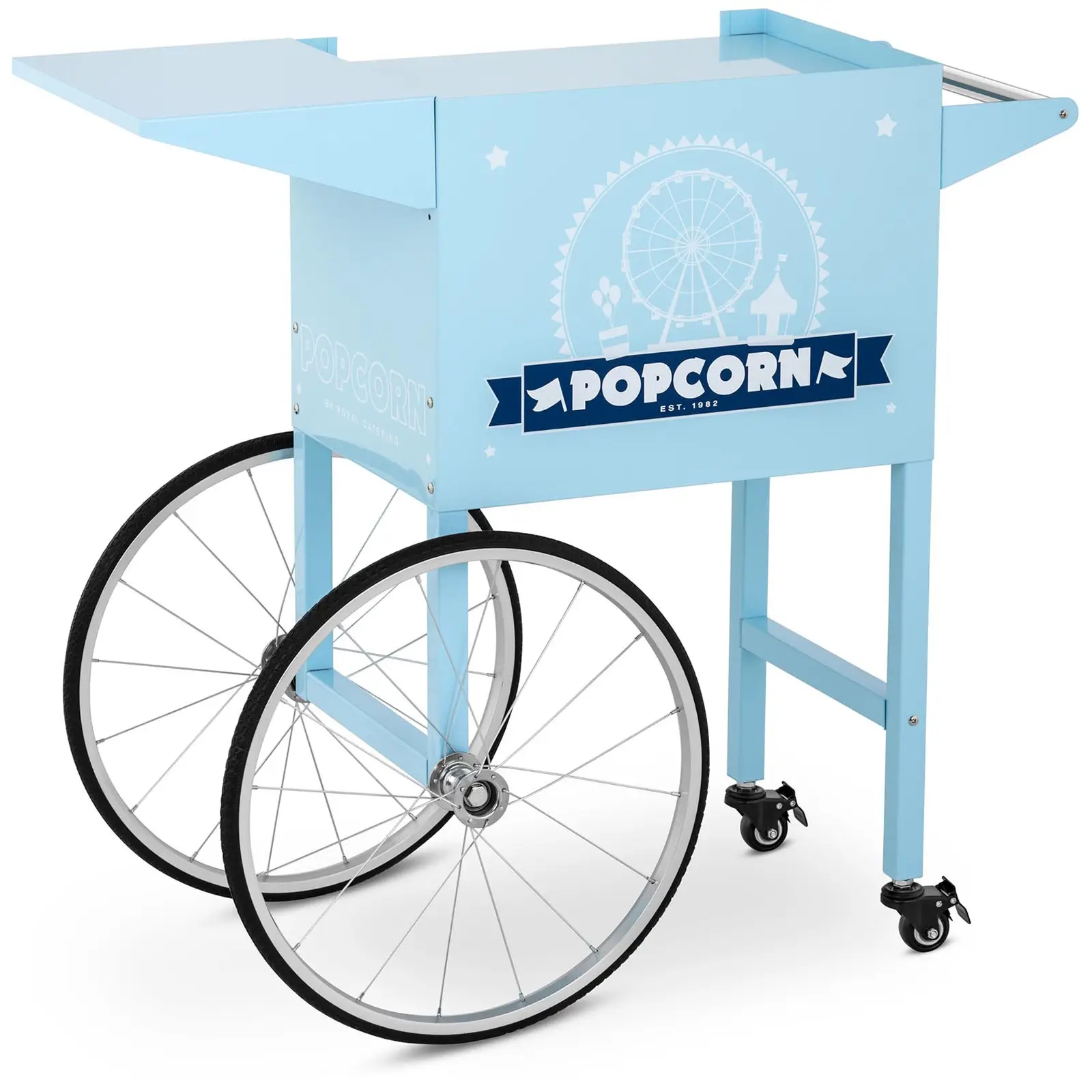 Popcorn-koneen kärry - sininen