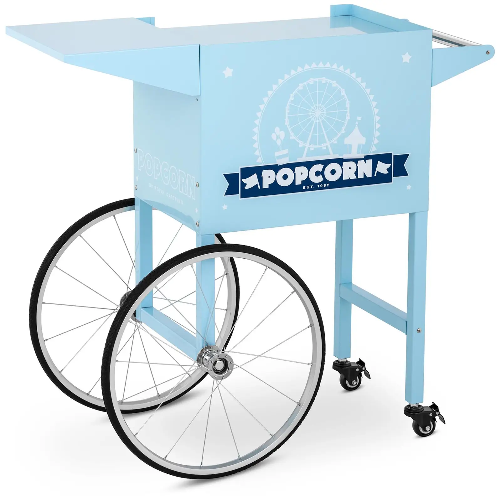 Carretto per macchina pop corn - blu