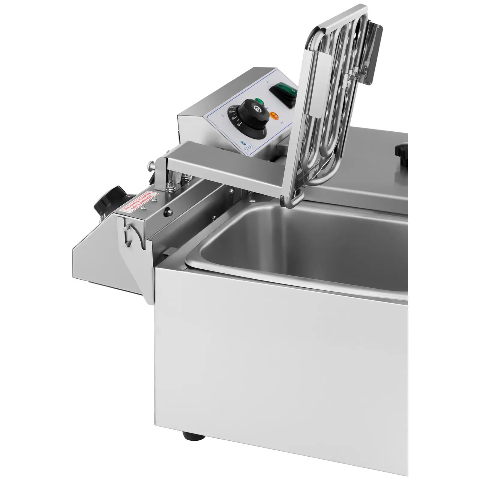 Elektrická fritéza - 2 x 8 litrů - 230 V (Kapacita max.: 8 l)