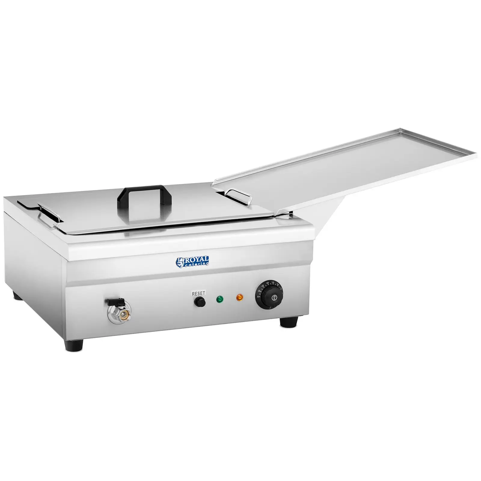 Friteuza Gogoși - 18 L - 3.200 W - zonă rece (Capacitate totală: 18 l)