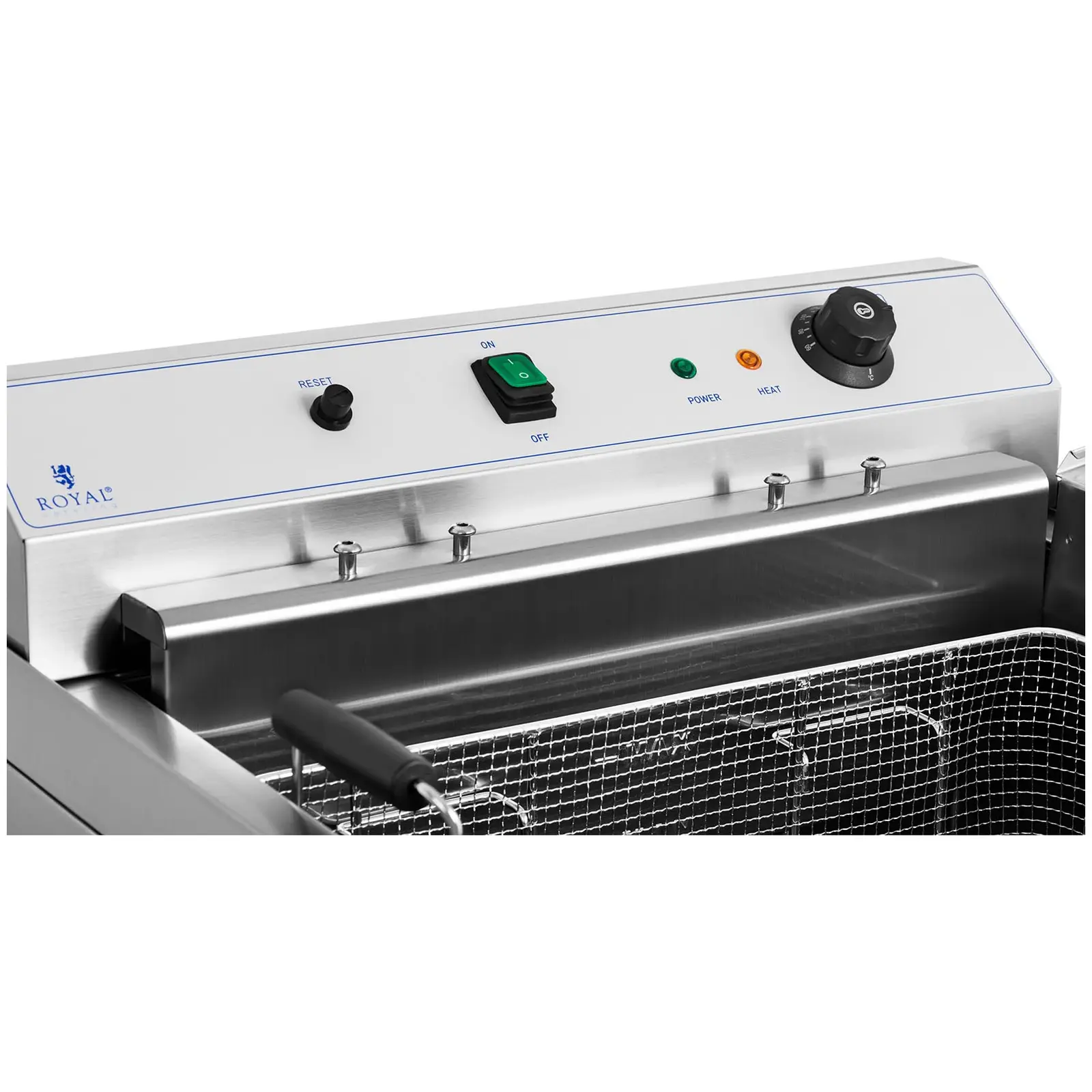 Cukrářská fritéza - 30 l - 9 000 W - studená zóna (Celkový objem: 30 l)