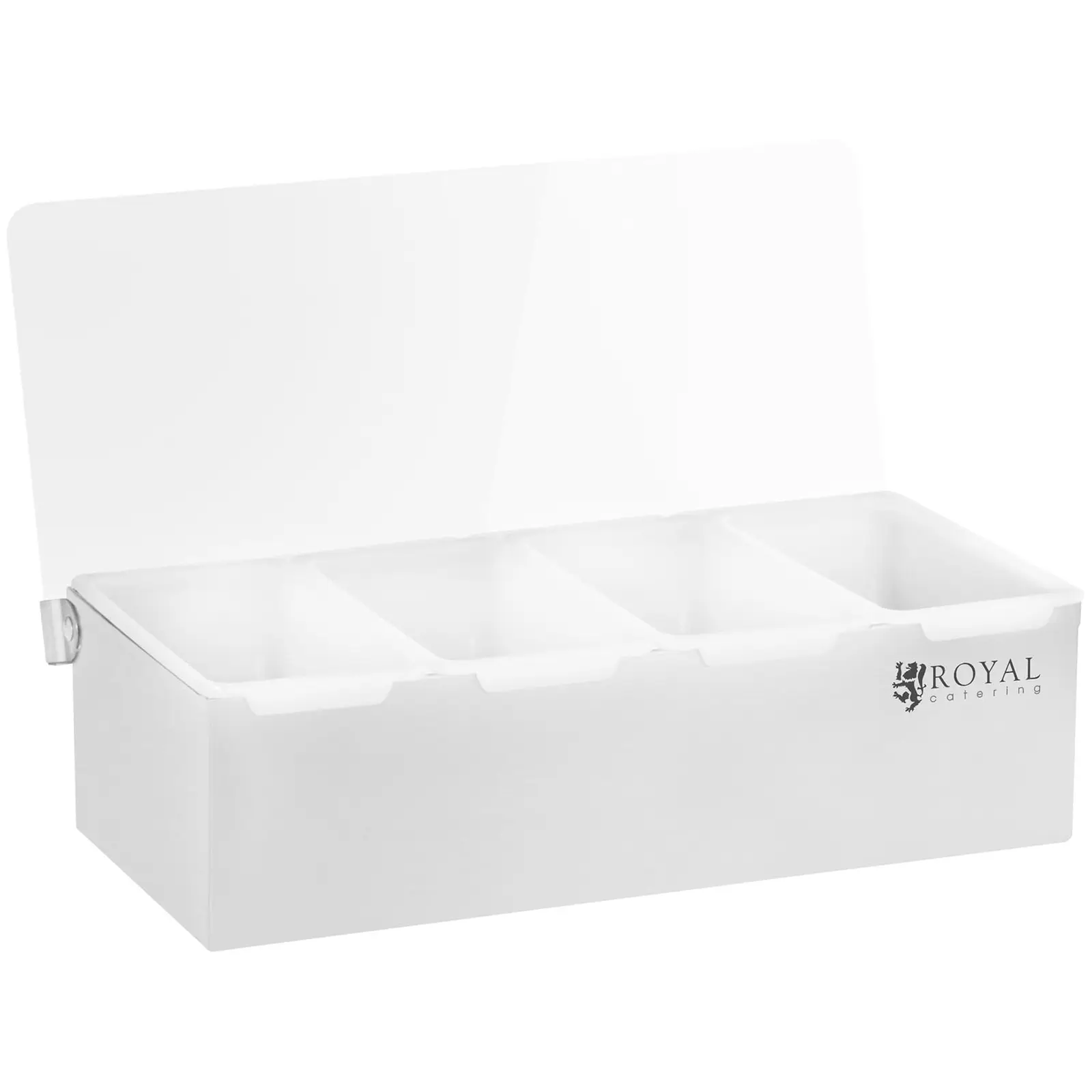 Nástavba s nádobami na kuchyňské přísady - ušlechtilá ocel/PP - 4 x 450 ml (Celkový objem: 1.8 l)