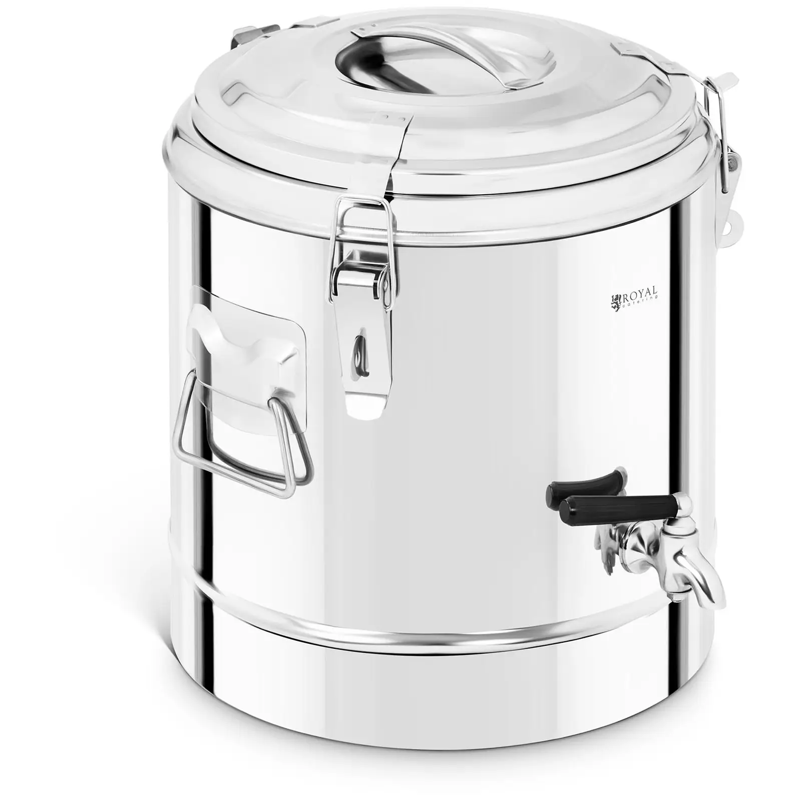 Termobeholder rustfrit stål - 12 l - med tappehane
