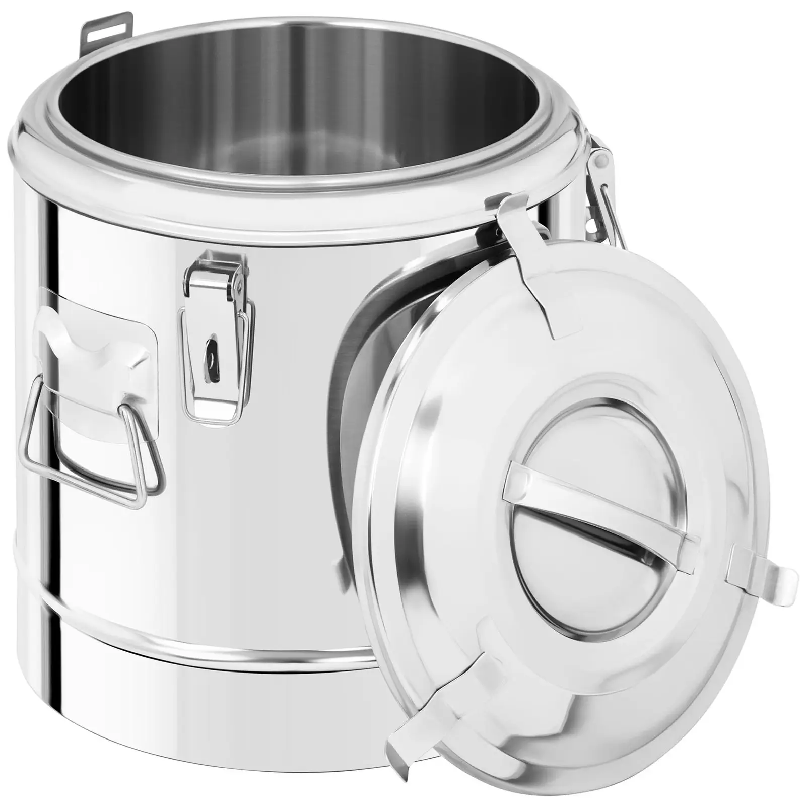 Contenitore termico in acciaio inox - 12 L - con rubinetto di scarico