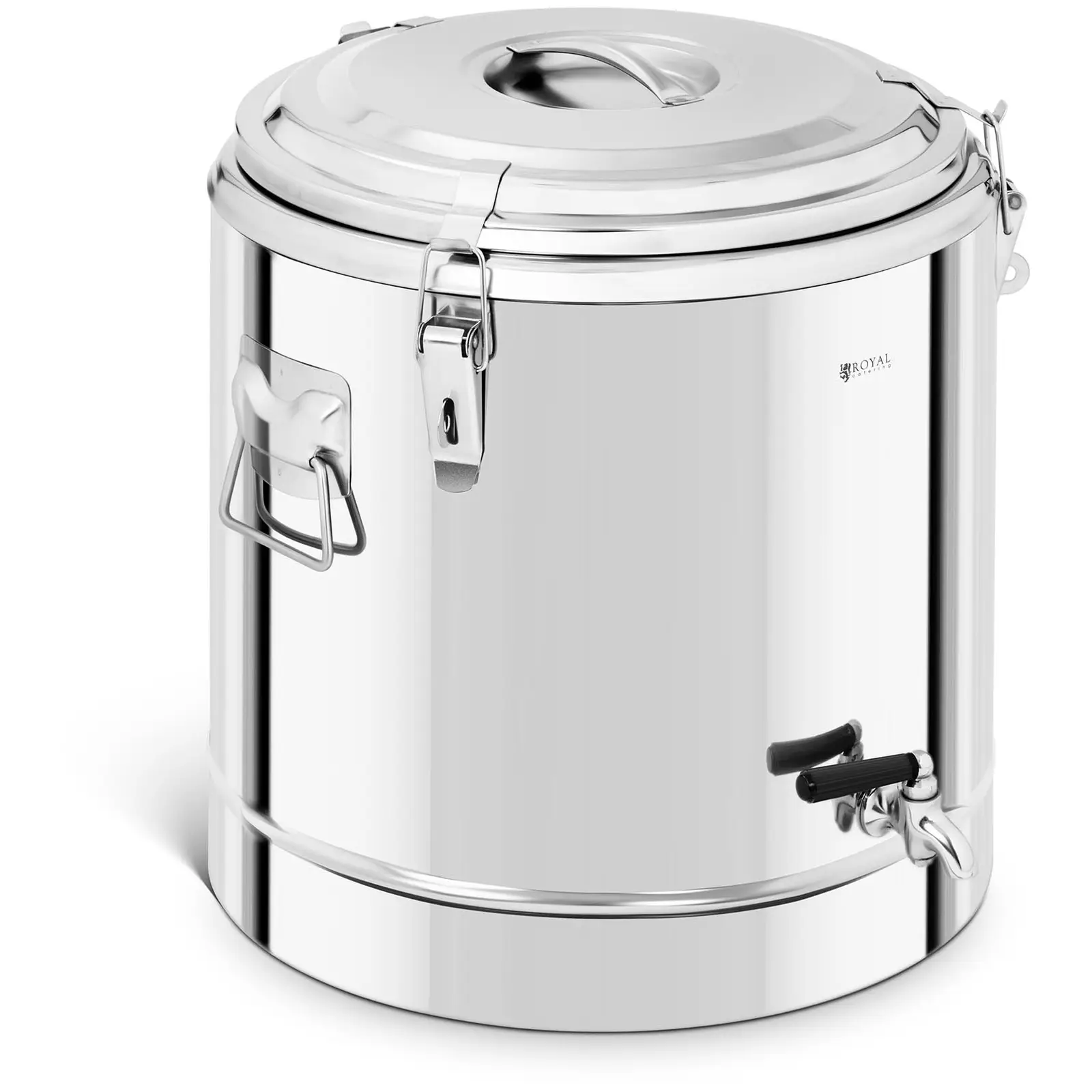 Contenedor isotérmico acero inoxidable - 35 L - con grifo de vaciado