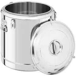 Stainless Steel Thermos Container - 70 L - with drain tap