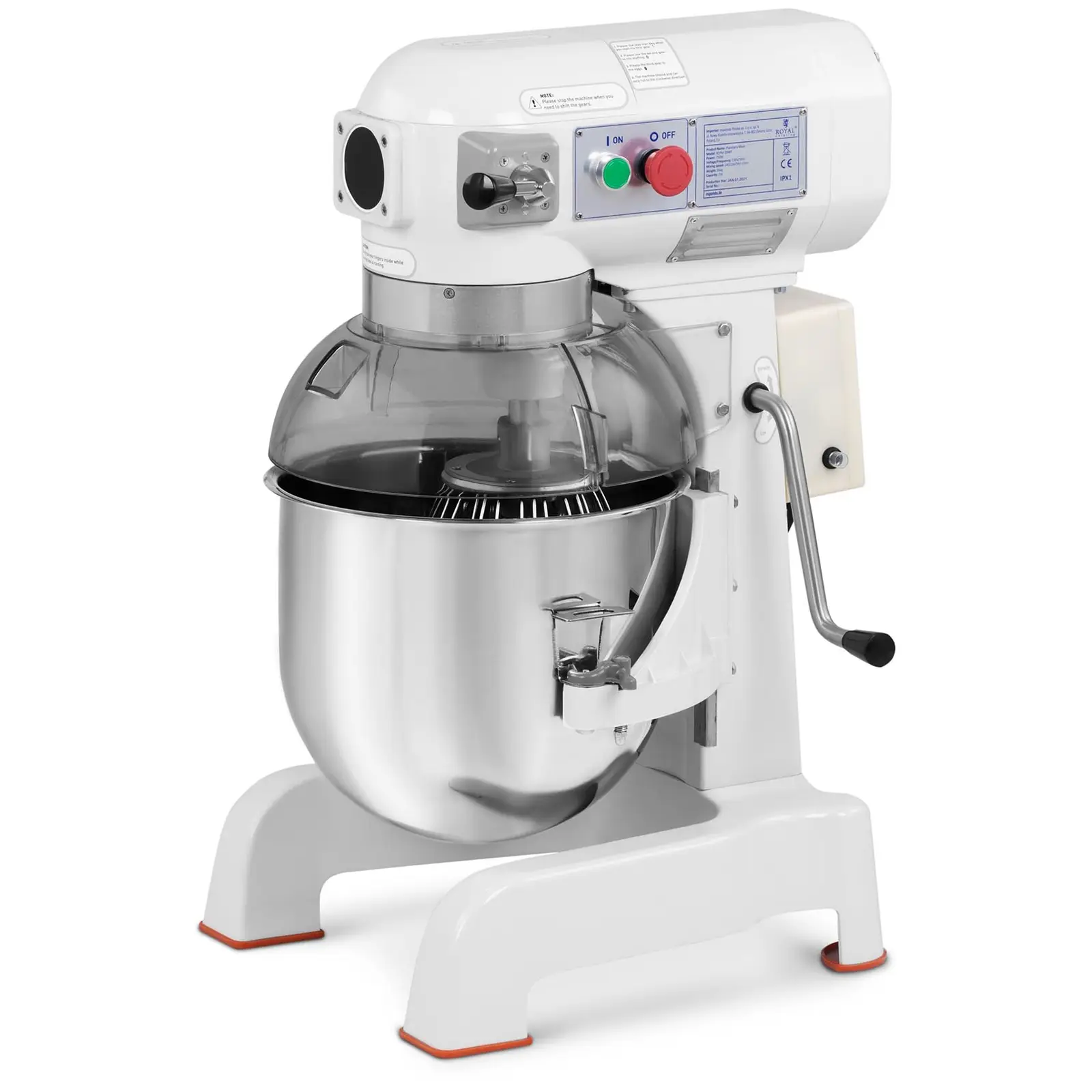 Impastatrice planetaria professionale - 20 L - 700 W - Ciotola abbassabile - Immagine del prodotto