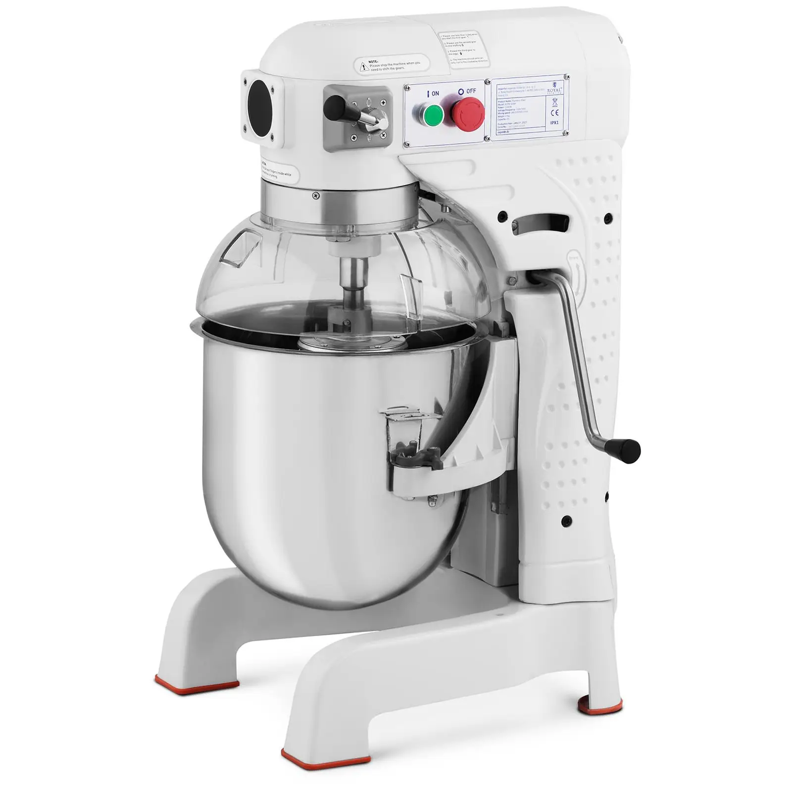 Kneading Machine - 25 L - 1100 W - drop-down bowl