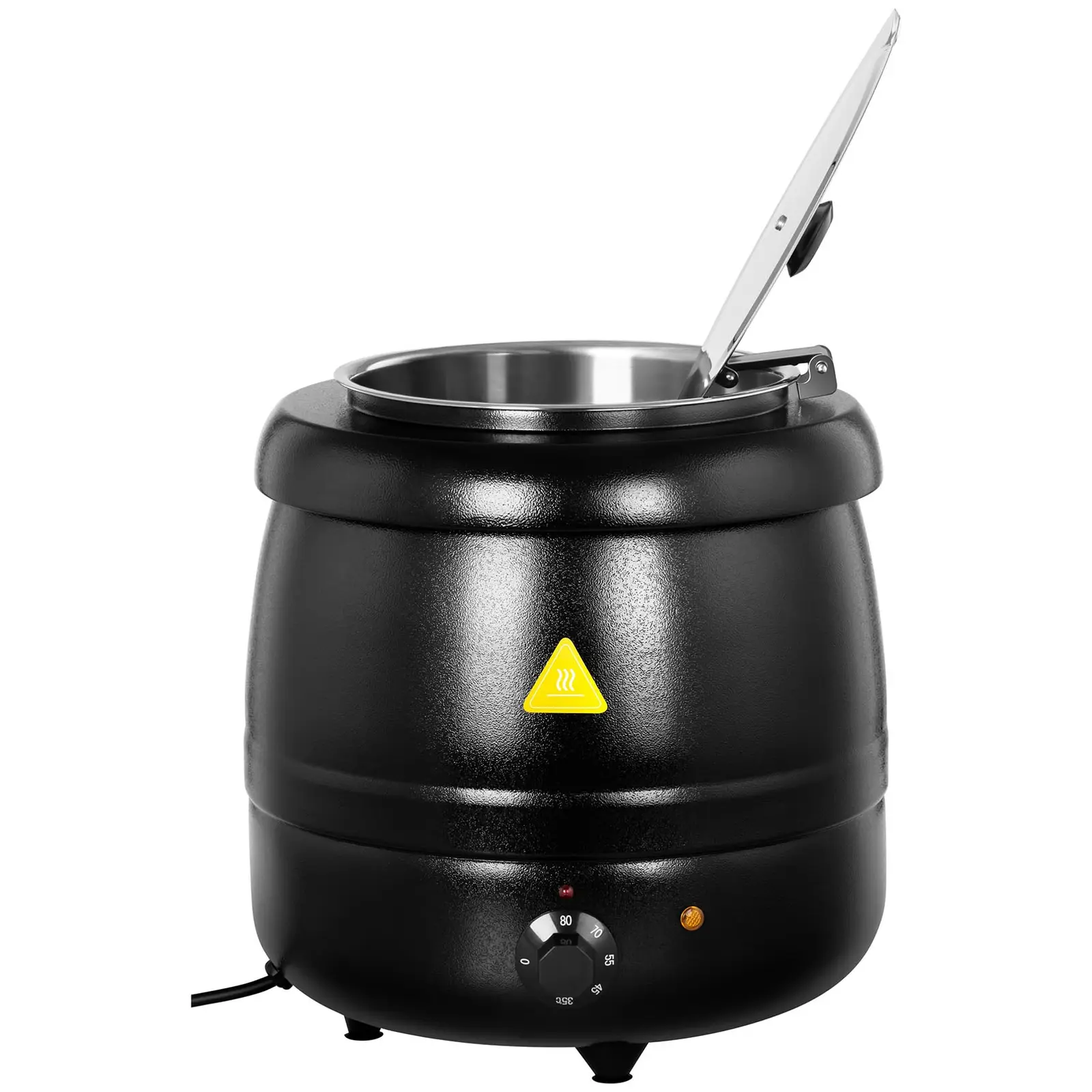 Suppentopf elektrisch - 10 L - 400 W - schwarz (Durchmesser: 35 cm)