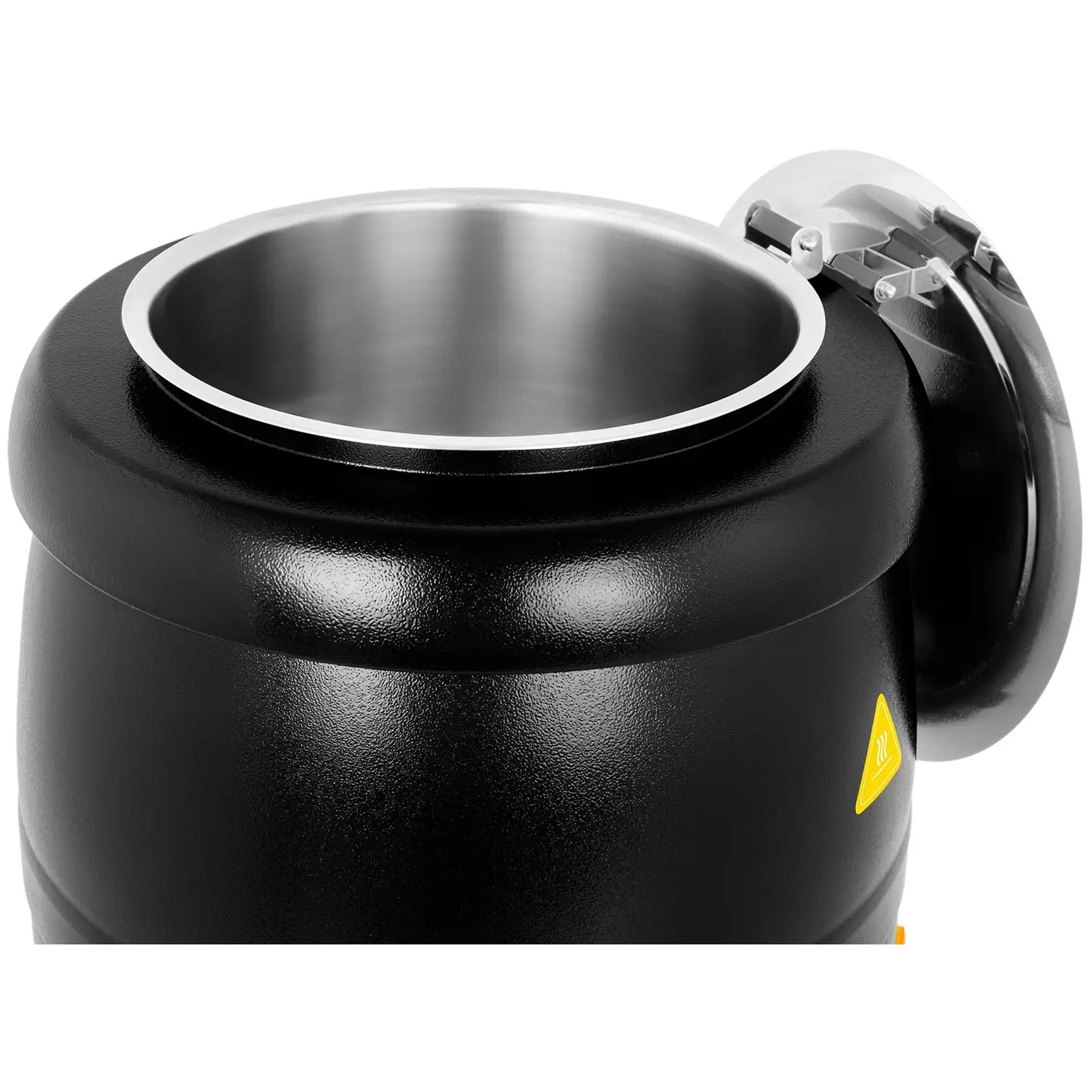 Suppentopf elektrisch - 10 L - 400 W - schwarz (Farbe: Schwarz)