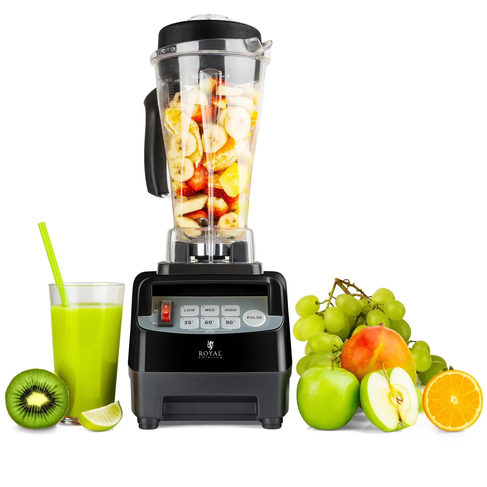 Blender Professionnel 1800W Blender Smoothie Mixeur Puissant