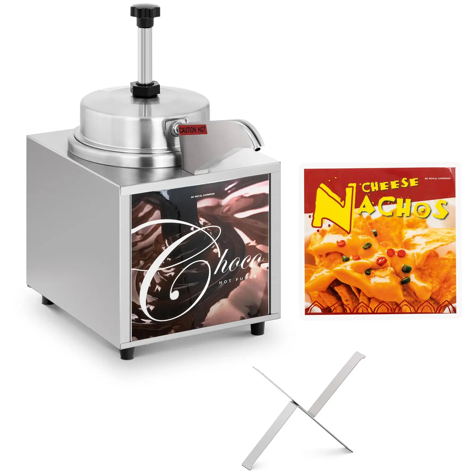 Dispensador de salsas - con calentamiento - queso para nachos - chocolate - 3,3 L