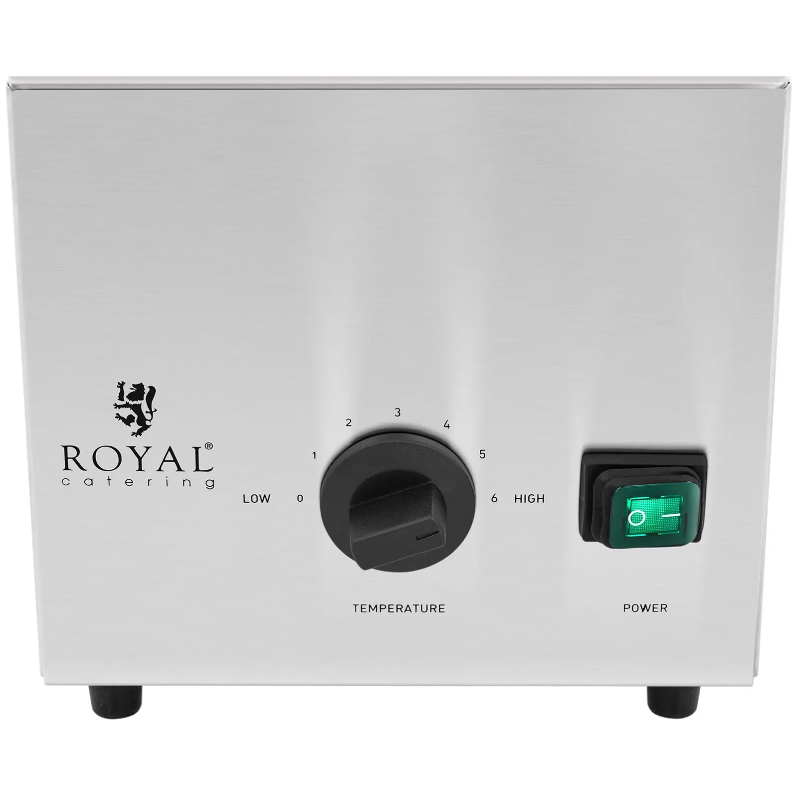 Cheese Dispenser Royal Catering Sauce Dispenser With Heating Function Condiment Dispenser Pump Dispenser Chocolate Nacho Cheese 4.5L RCKW-1.0 (Stainless Steel, 500W, 35-99 U00b0C Pretzel Warmer