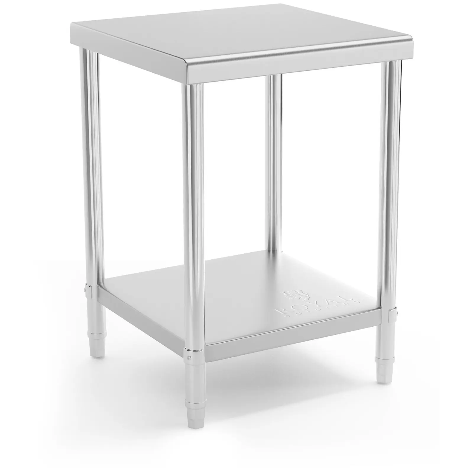 Mesa de acero inoxidable - 60 x 60 cm - capacidad de carga de 150 kg