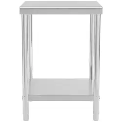Radni stol od nehrđajućeg čelika - 60 x 60 cm - nosivost 150 kg