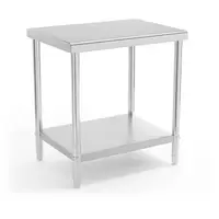 Radni stol od nehrđajućeg čelika - 80 x 60 cm - nosivost 190 kg