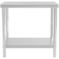 Stainless Steel Work Table - 90 x 60 cm - 210 kg load capacity