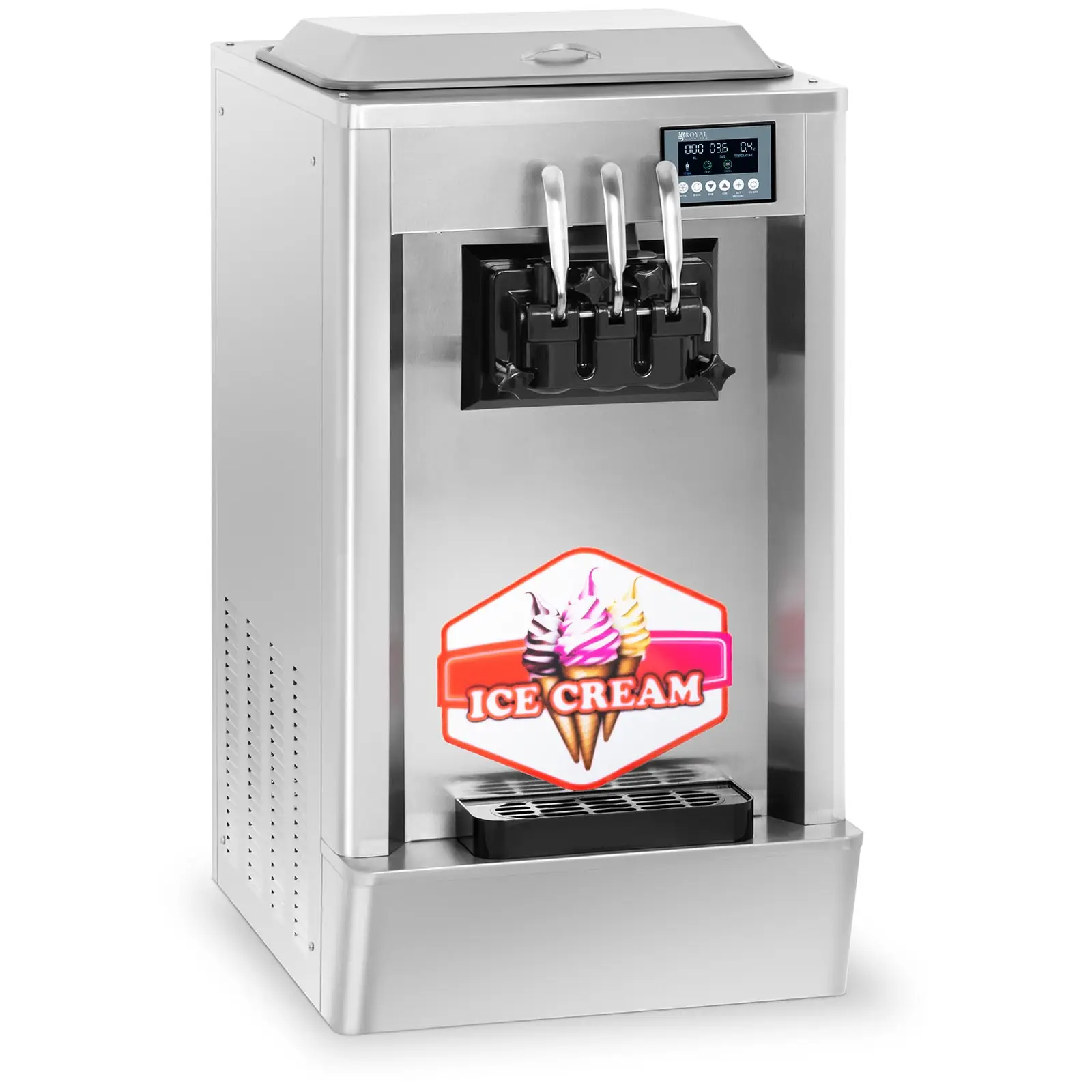 Soft Ice Cream Machine - 1,870 W - 2 x 8.5 L - 20 L/hr