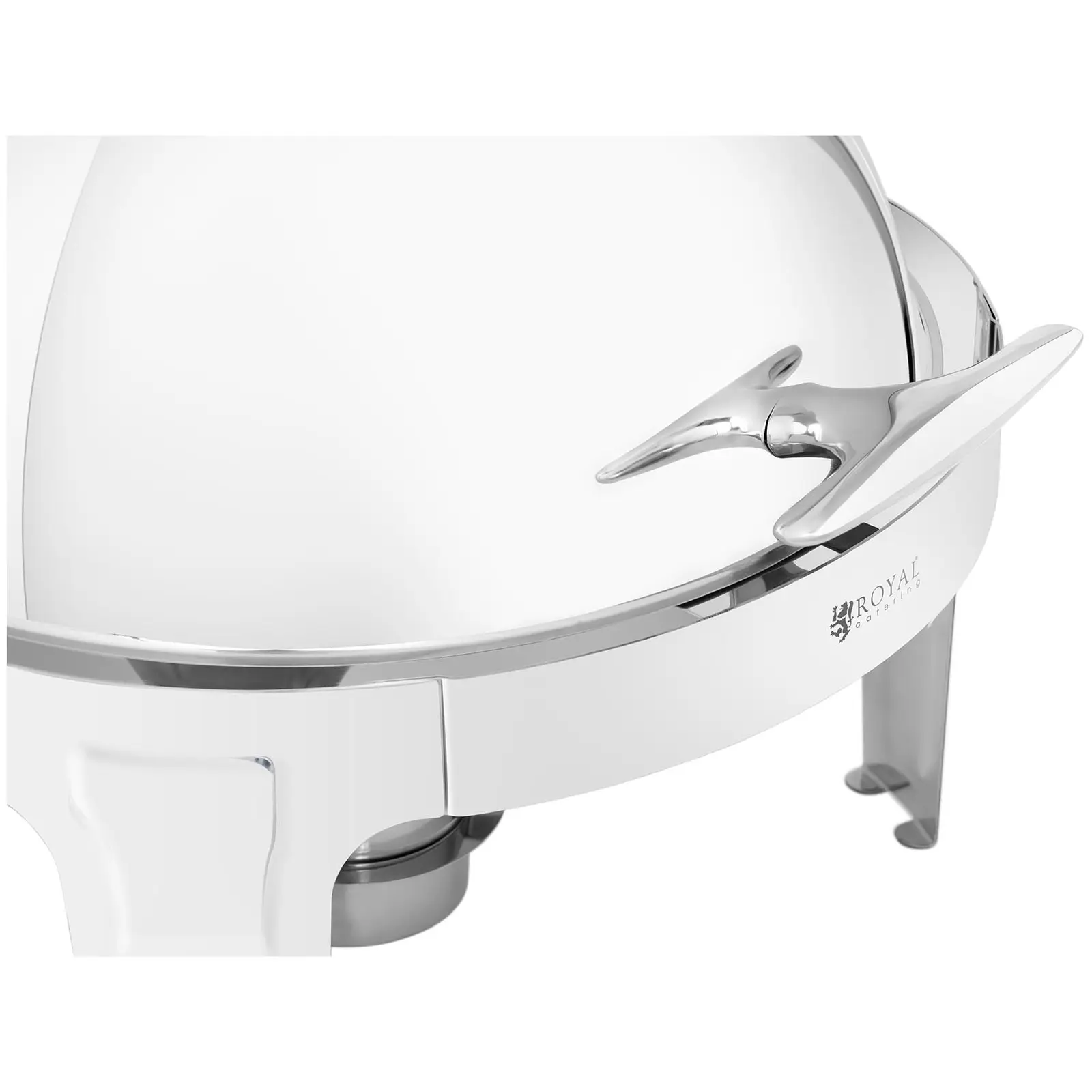 Chafing Dish - round roll top - 6 L - 1 fuel container