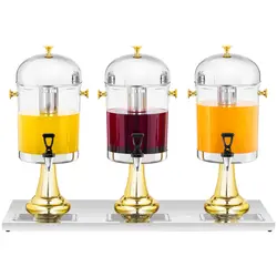 Juice Dispenser - 3 x 8 L - cooling inserts
