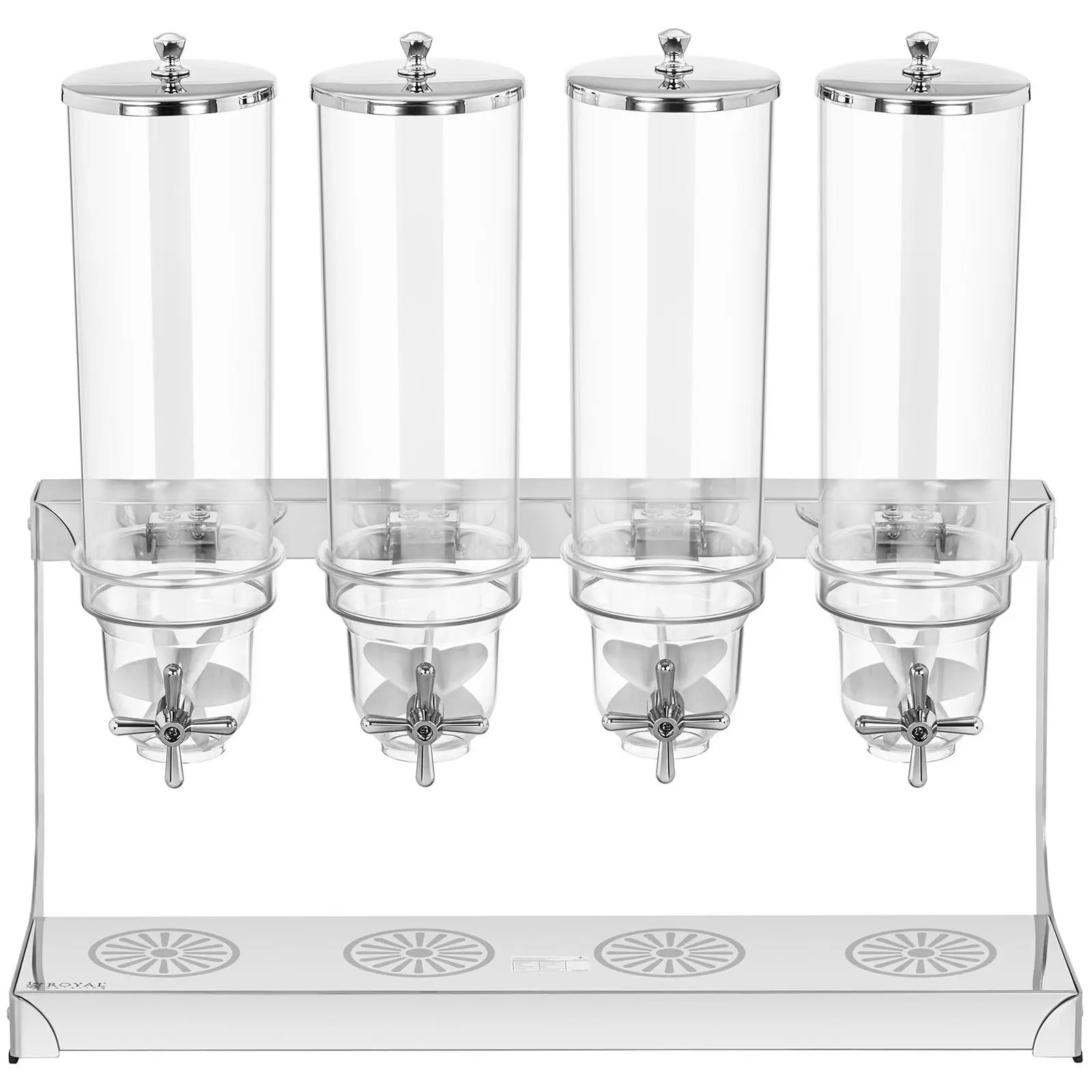 Distributeur de céréales - 4 x3,5 l - 4 récipients (Volume: 14 l)