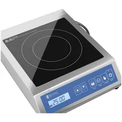 Indukciós főzőlap - 28 cm - 60-240 °C - érintőképernyő - időzítő