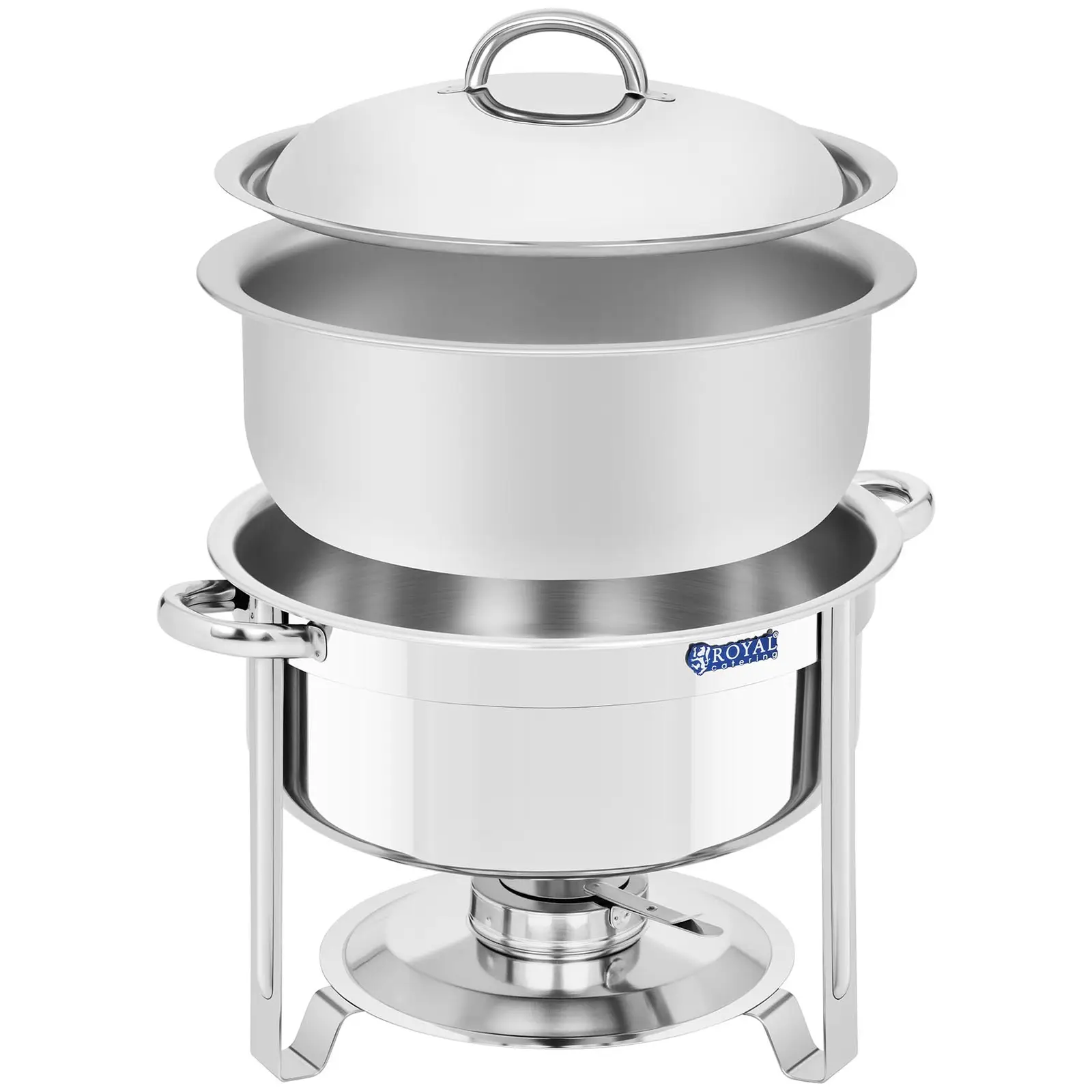 Chafing dish - kulatý - 7,6 l (Zásobník na vodu: Ano)