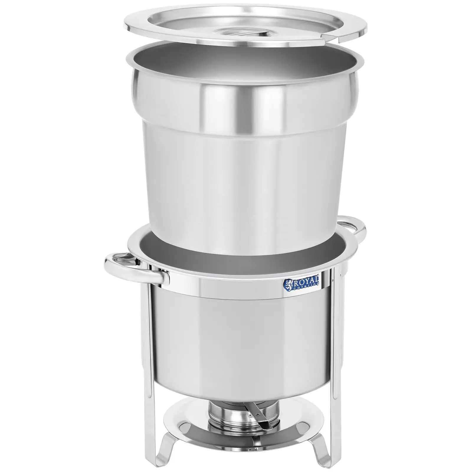 Chafing dish - kulatý - 10,5 l (Zásobník na vodu: Ano)