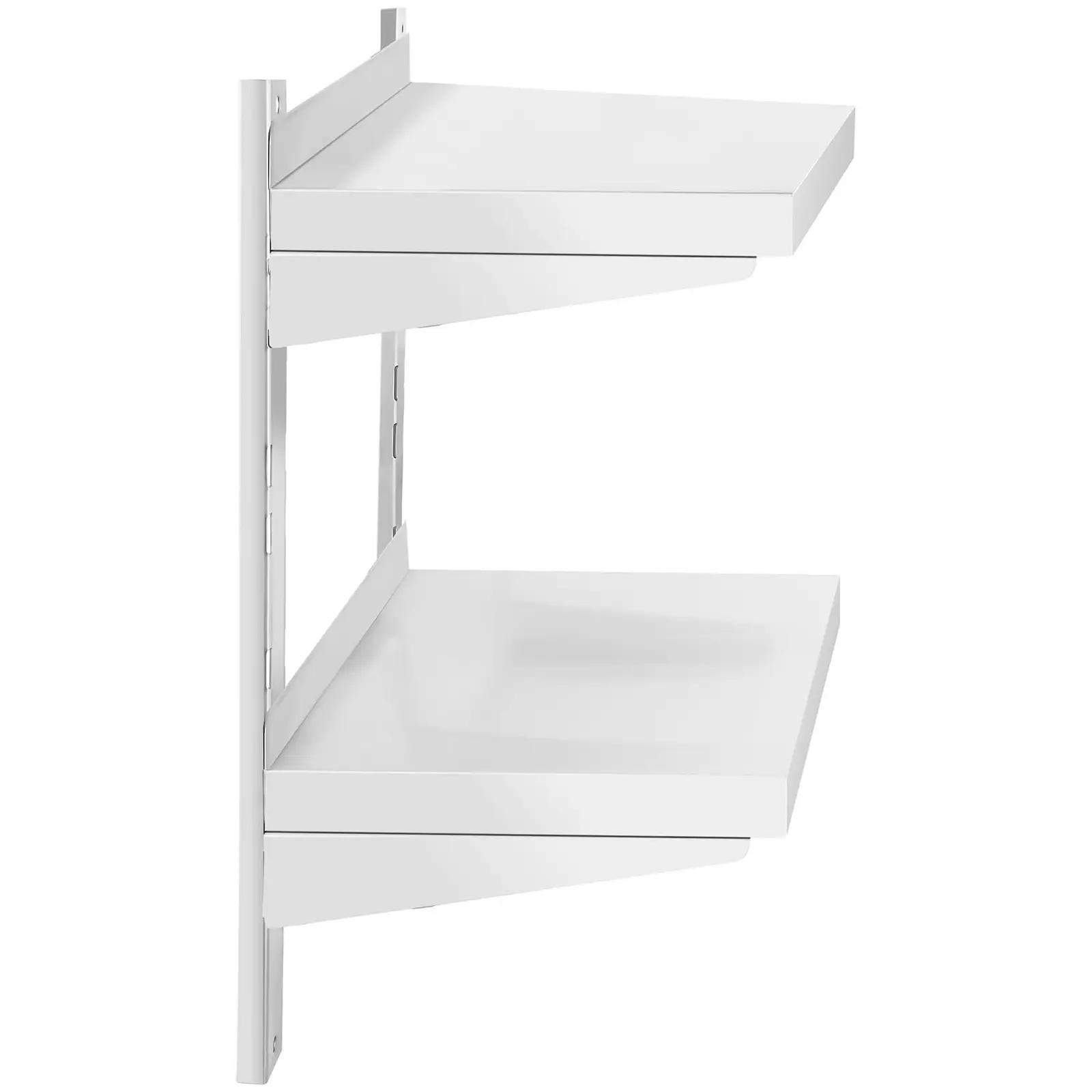 Stainless Steel Wall Shelf - 2 shelves - 30 x 60 cm