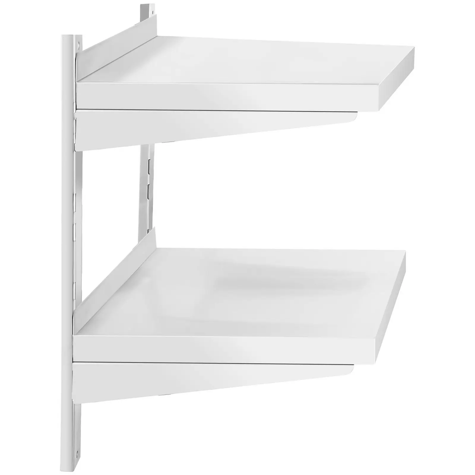 Mensola in acciaio inox - 2 ripiani - 40 x 60 cm - 1