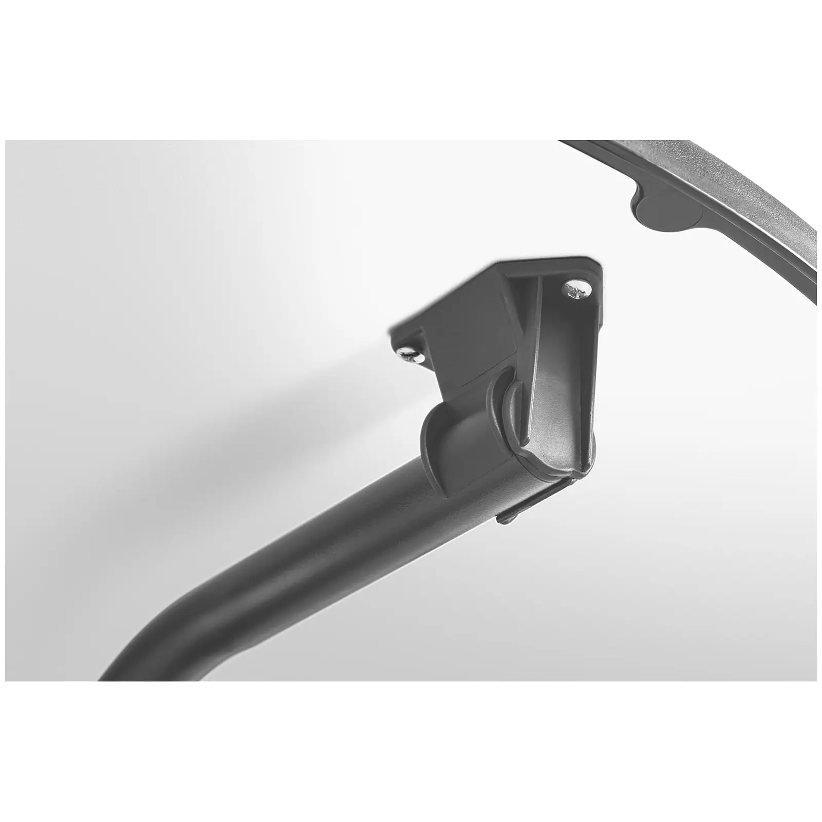 Koktejlový stůl - Ø 70 cm - skládací - šedý (Materiál: Překližka)