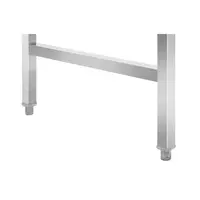 Stålbord - sammenklappeligt - 60 x 100 cm - 200 kg bæreevne