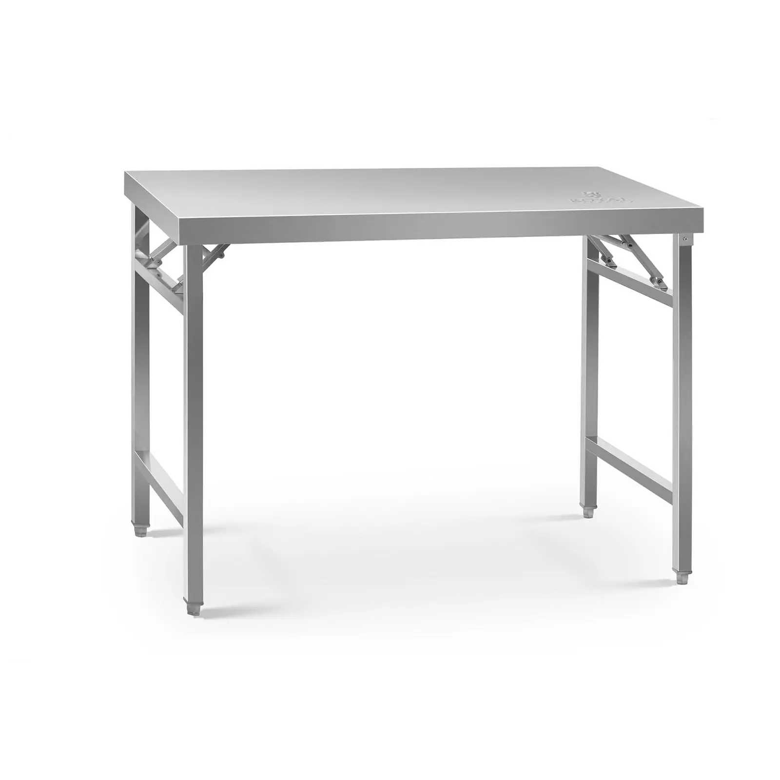 Edelstahl-Arbeitstisch - ECO - 70 x 120 cm - 215 kg - klappbar - Royal Catering