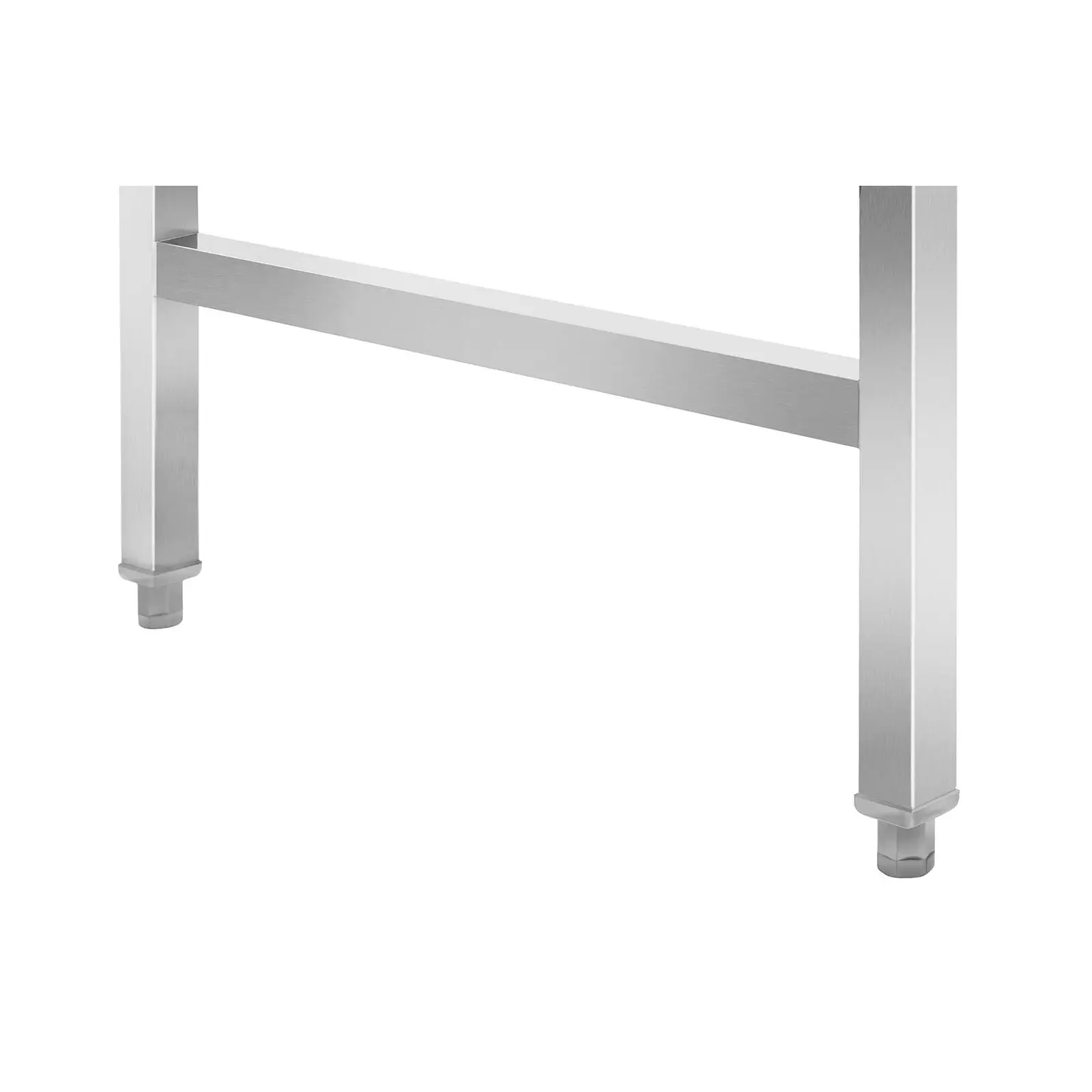 Table de travail en inox - PREMIUM - 60 x 180 cm - 230 kg - pliable - Royal Catering (Étagère à hauteur réglable: Non)