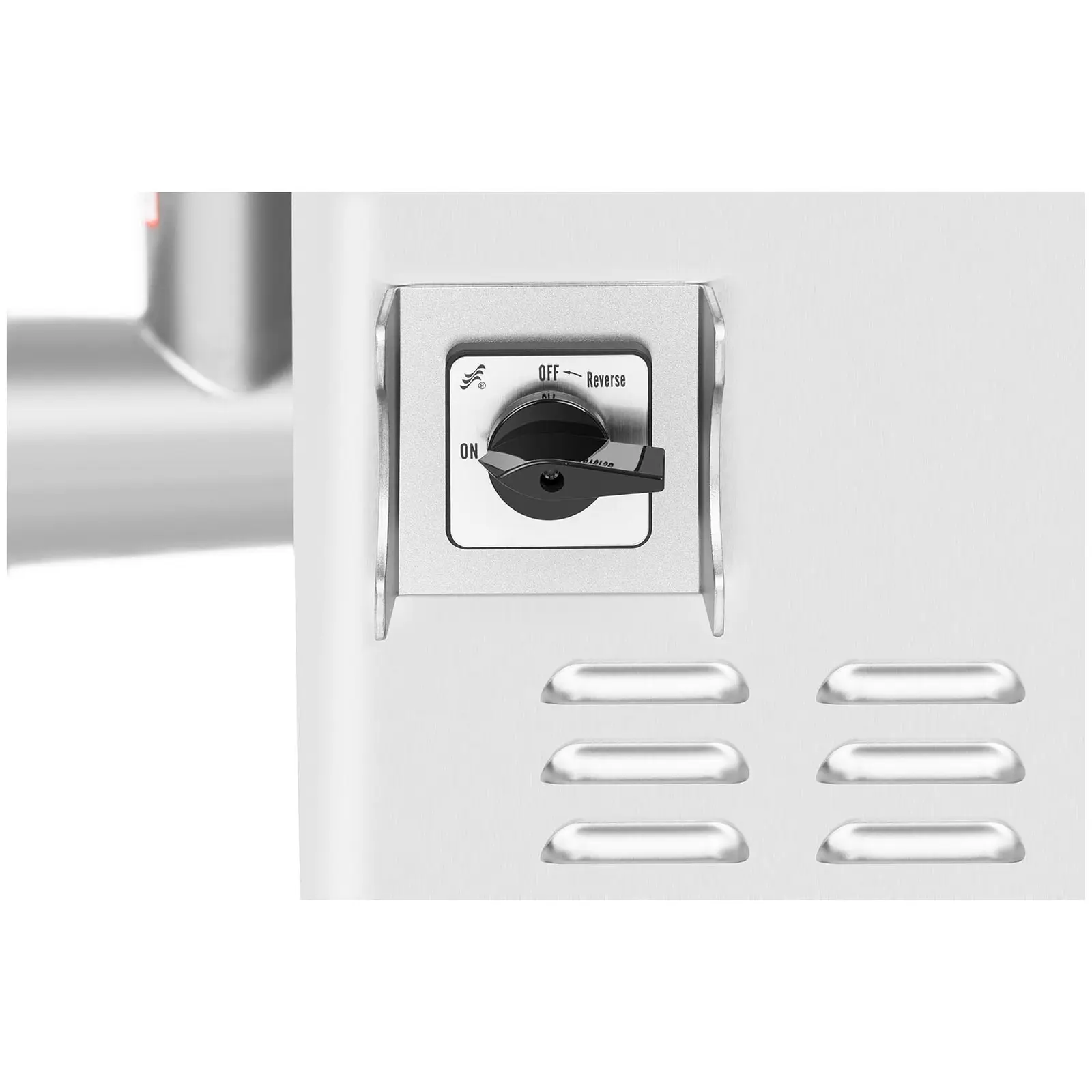 Hachoir à viande - Inox - 300 kg/h - Fonction marche arrière (Bruit émis: 70 dB)