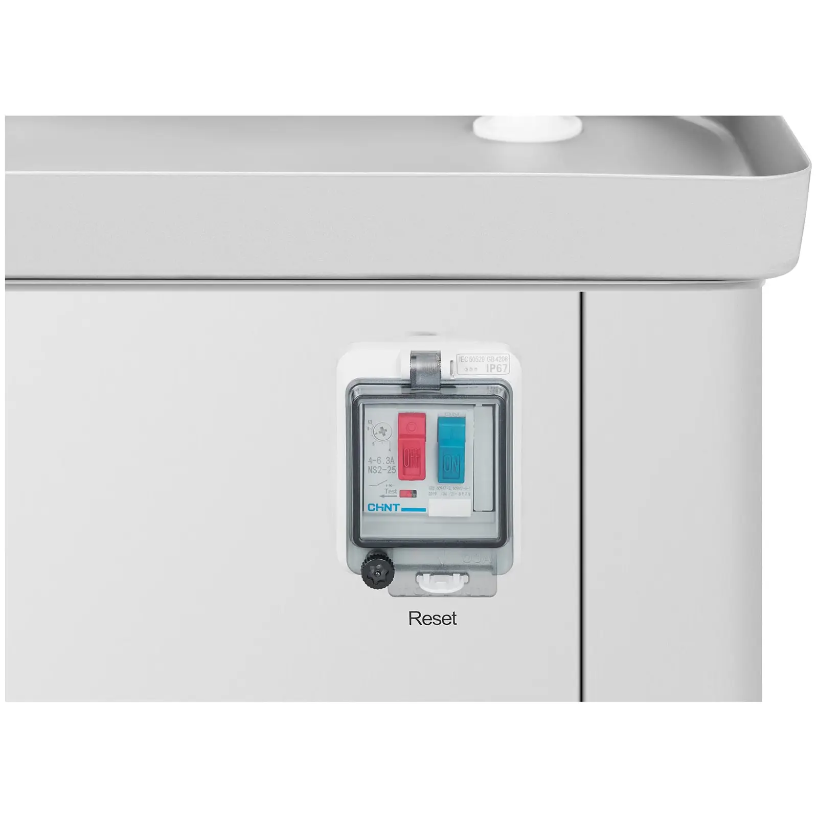 Hachoir à viande - Inox - 300 kg/h - Fonction marche arrière (Diamètre disque perforé: 70 mm)