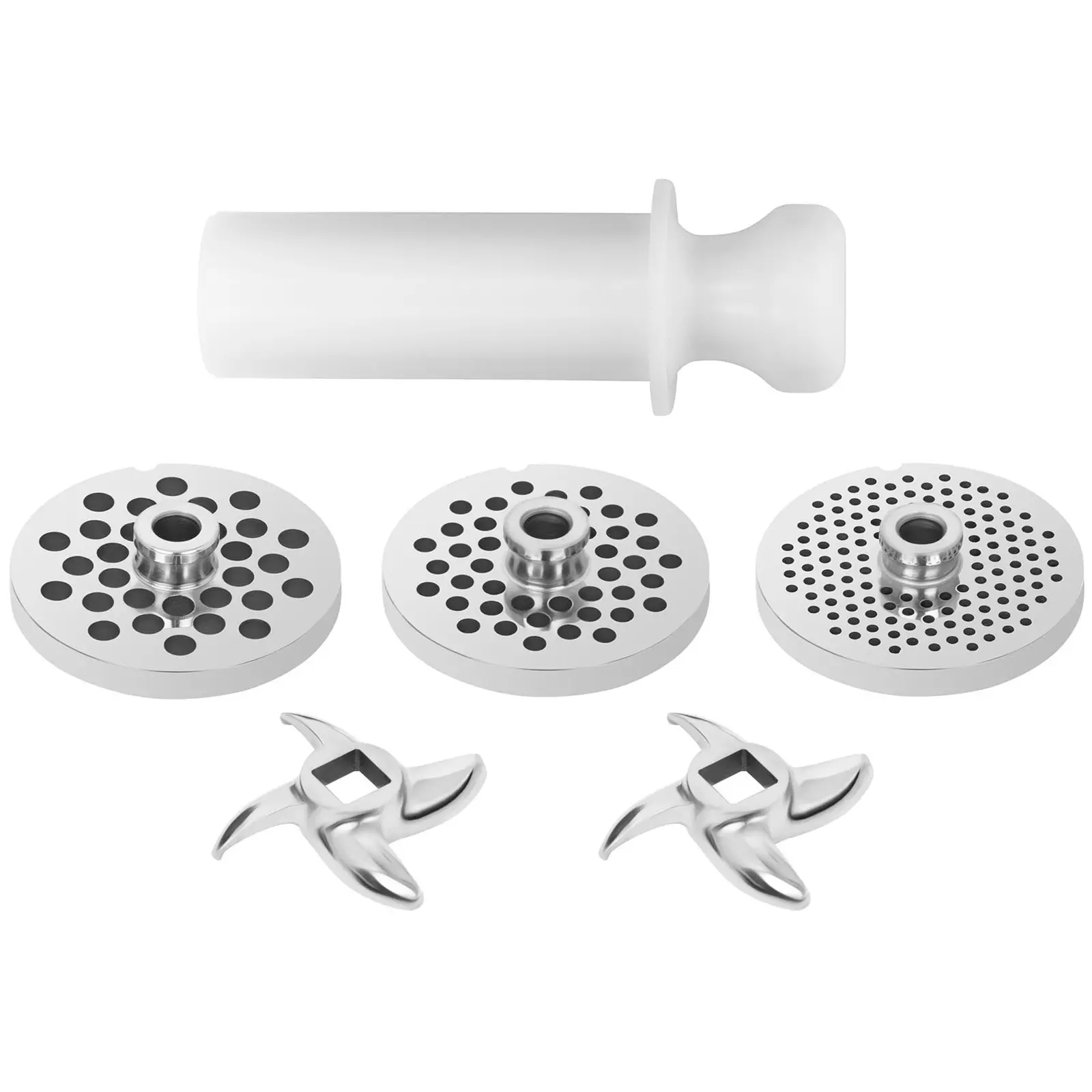 Hachoir à viande - Inox - 300 kg/h - Fonction marche arrière (Puissance [W]: 1100)