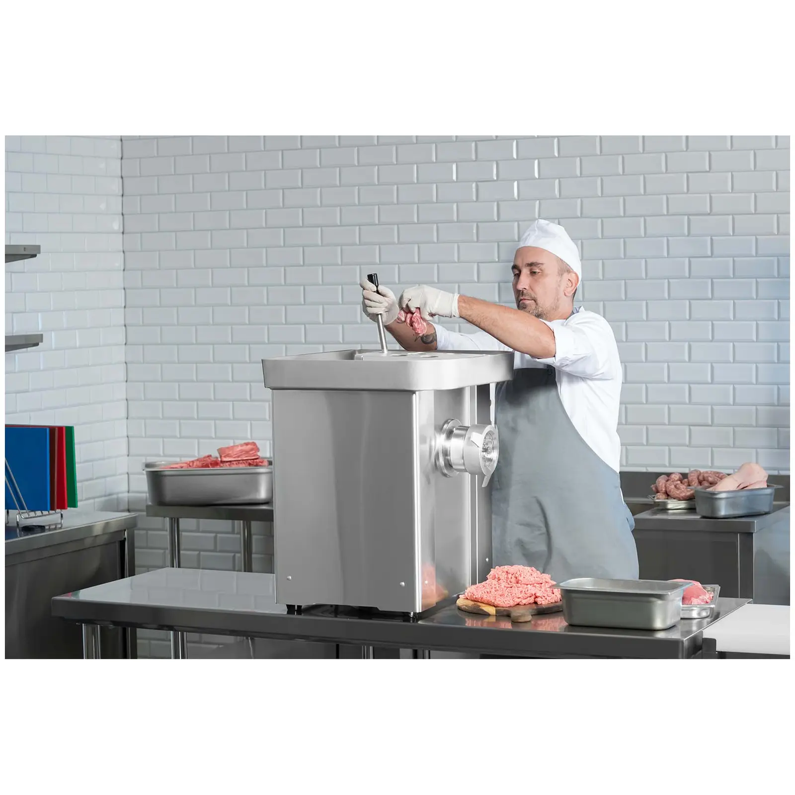 Picadora de carne - 800 kg/g - industrial
