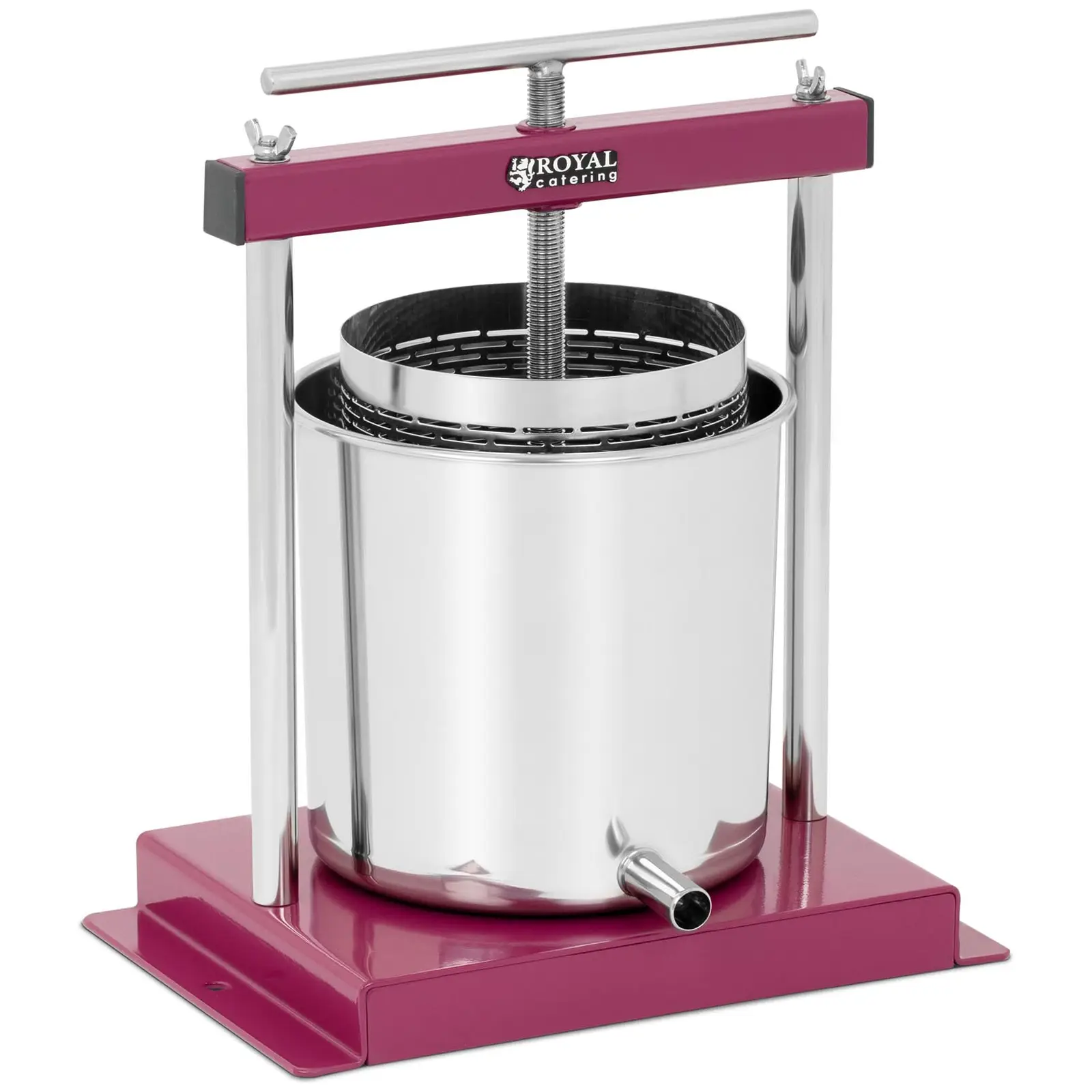 Pressoir inox - 5 l - Cuve et déversoirs inclus