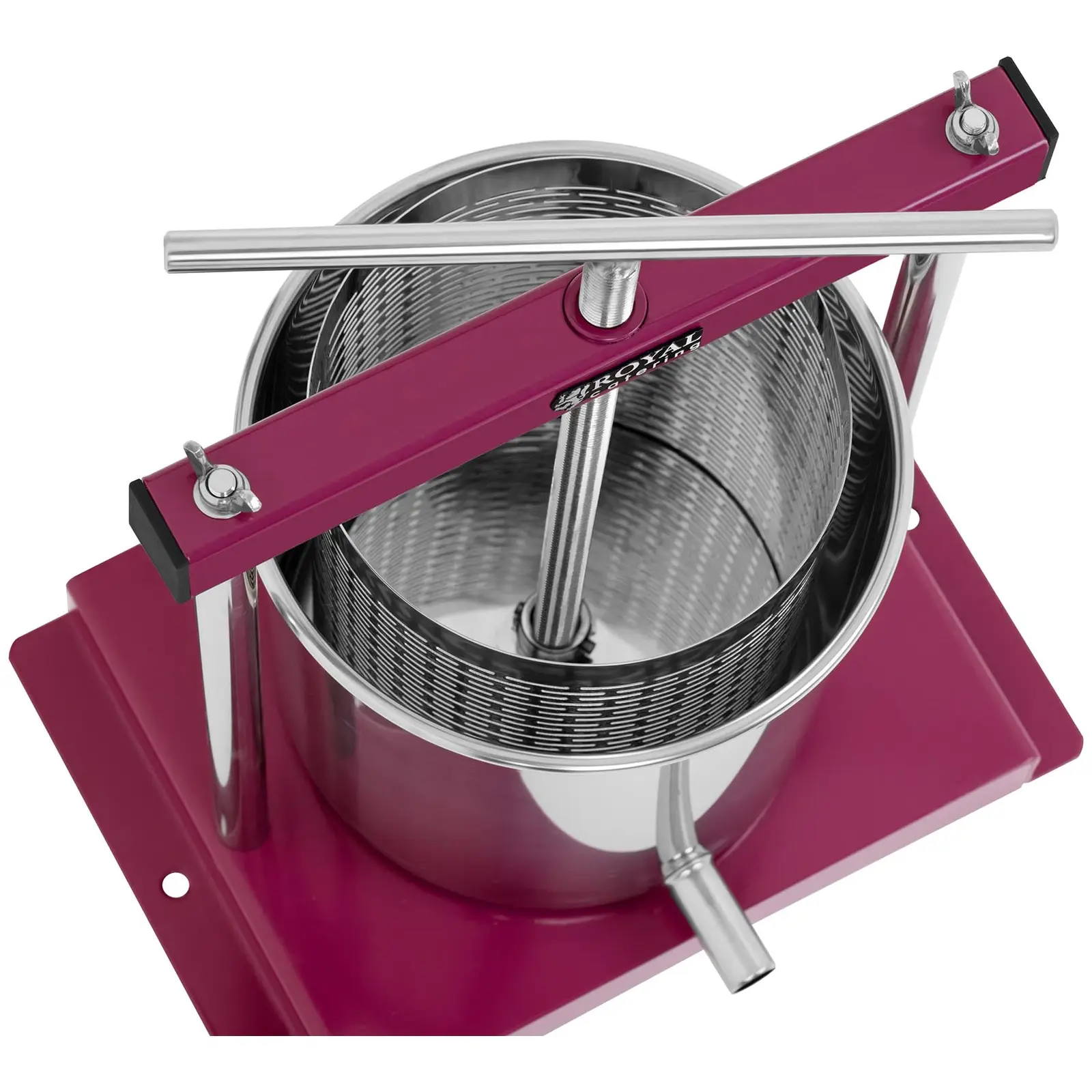 Occasion Pressoir inox - 5 l - Cuve et déversoirs inclus (Pieds en caoutchouc: Non)