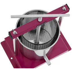 Fruit Press - stainless steel - 5 L - incl. collecting pot with spout