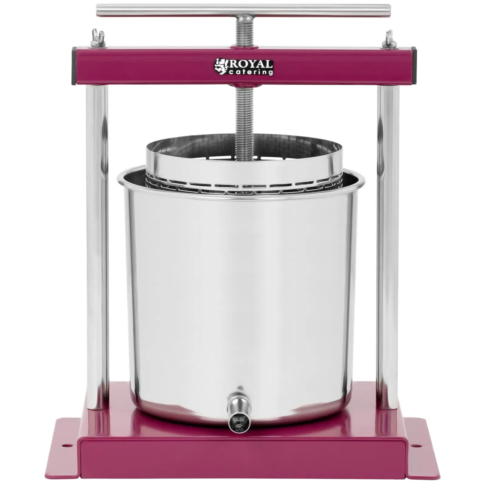 Pressoir inox - 5 l - Cuve et déversoirs inclus