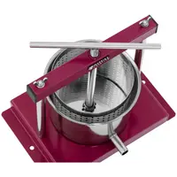 Fruit Press - stainless steel -3 L - incl. collecting pot with spout
