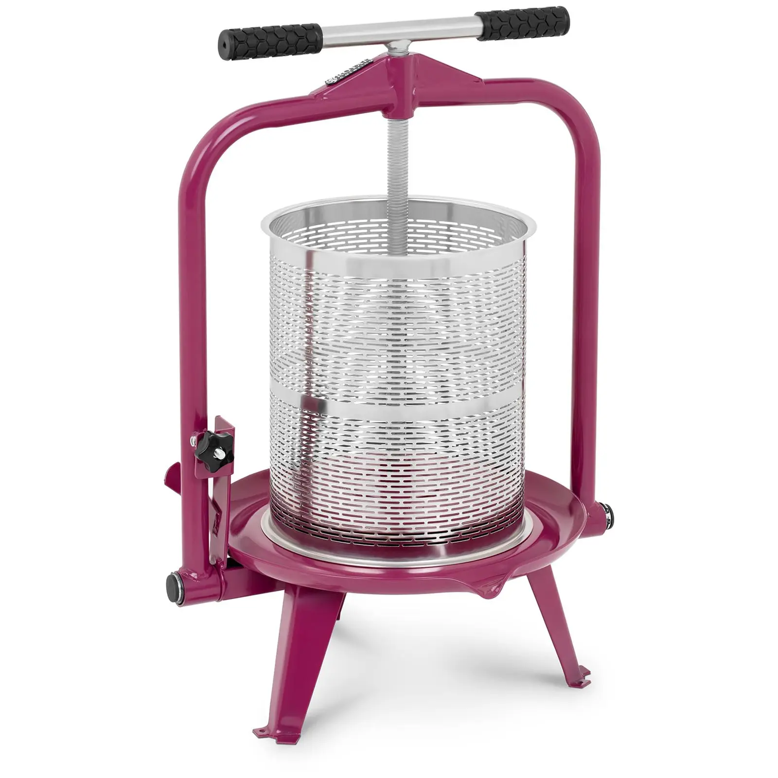 Presă Fructe - oțel inoxidabil - 14 L - incl. 1 cârpă de presat - Royal Catering