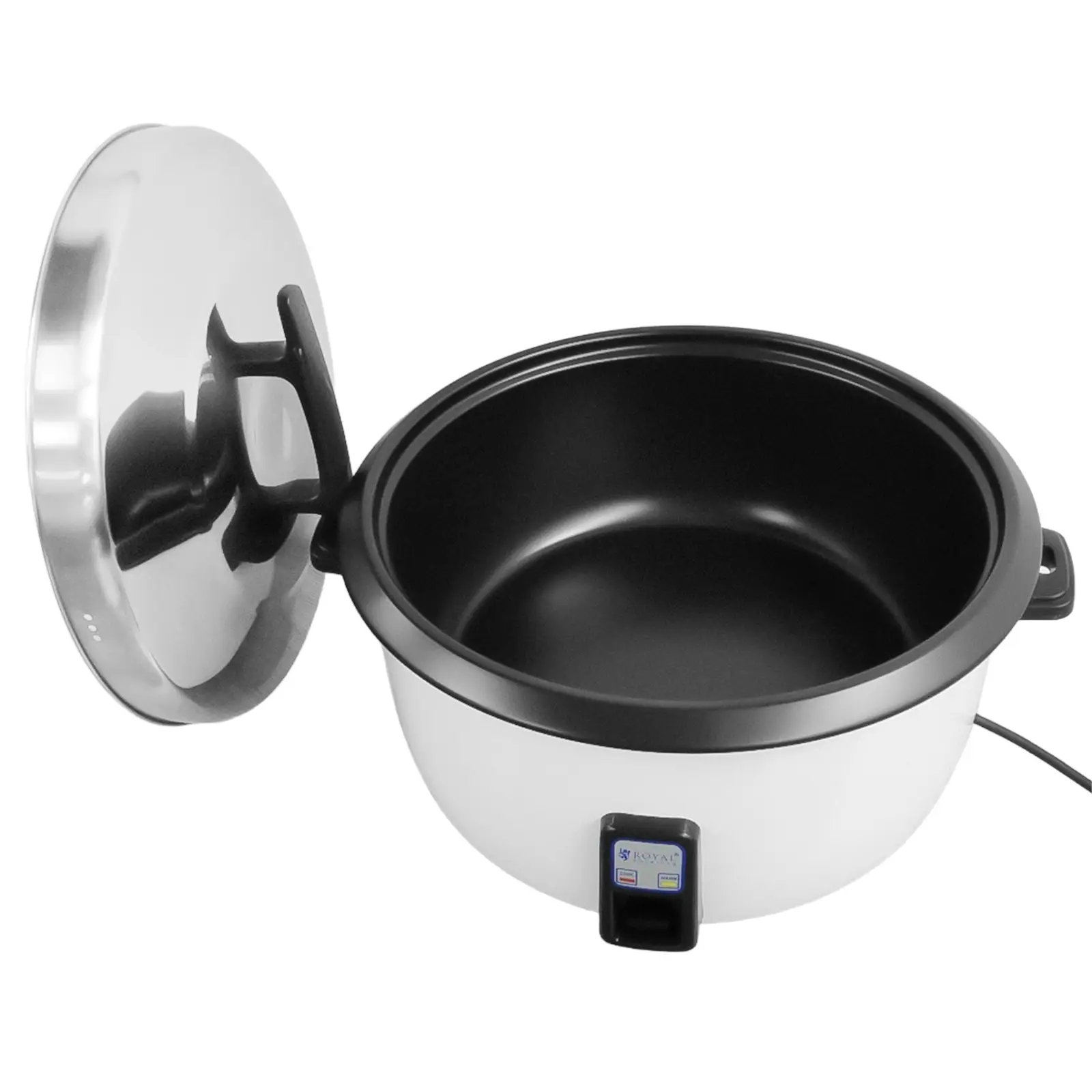 Rice Cooker - 19 L - 2,800 W - Royal Catering (Culoare: Argint)