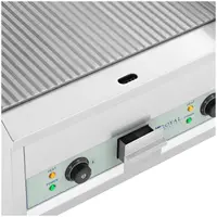 Plancha eléctrica fry-top doble - 600 x 400 mm - Royal Catering - 2 x 2,500 W