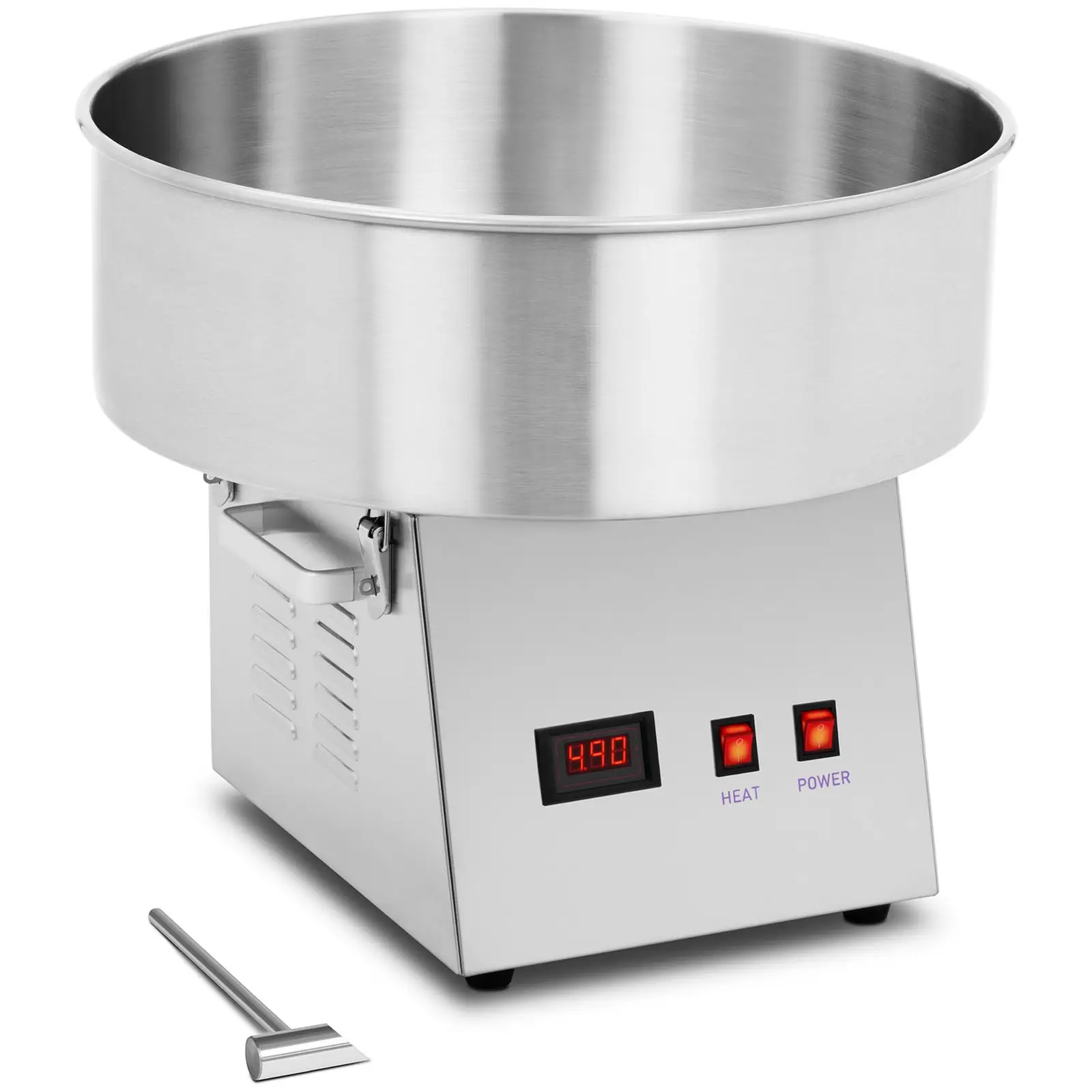 Machine à barbe à papa - 52 cm - 1 080 W - Inox