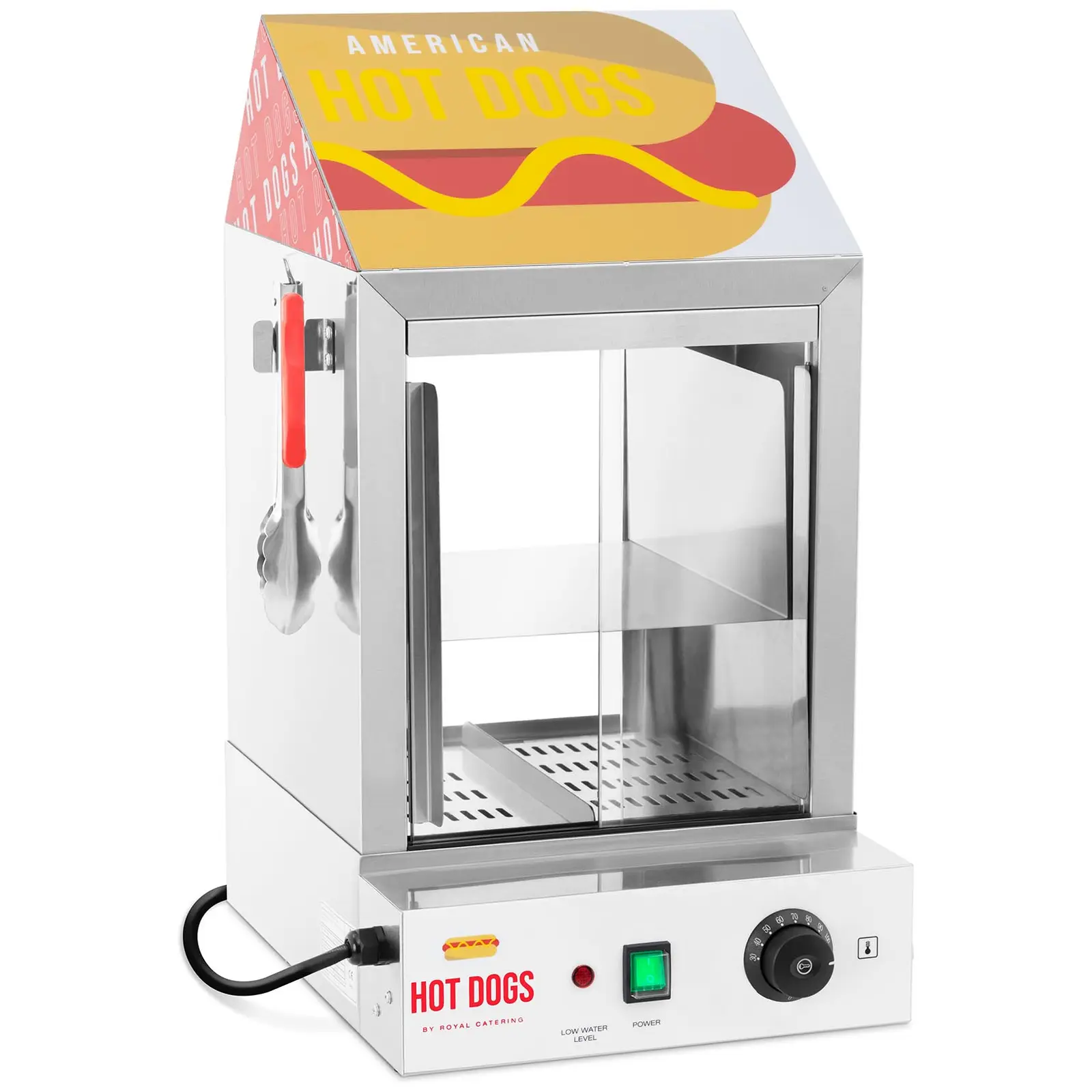 Hot Dog Steamer - 100 hot dogs - 25 buns - 1,000 W