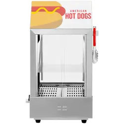 Hot dog gőzölő - 100 virsli - 25 zsemle - 1000 W