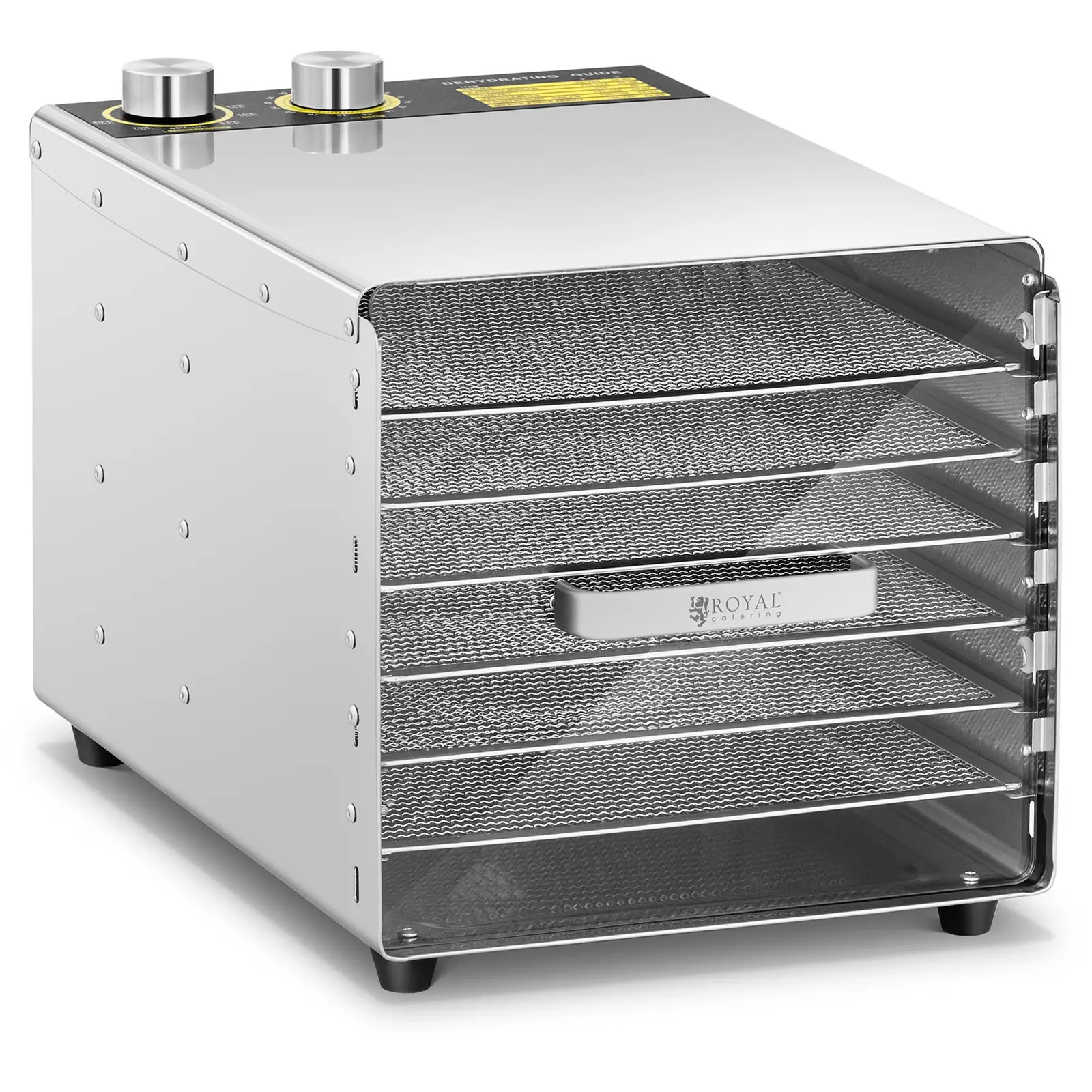 Essiccatore per alimenti professionale - 500 W - 6 ripiani